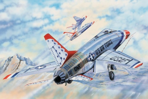 Trumpeter F-100D in Thunderbirds livery 1:32 Fighter 03222