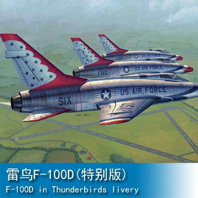 Trumpeter F-100D in Thunderbirds livery 1:48 Fighter 02822