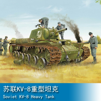 Trumpeter Soviet KV-8 Heavy Tank 1:35 Tank 01565