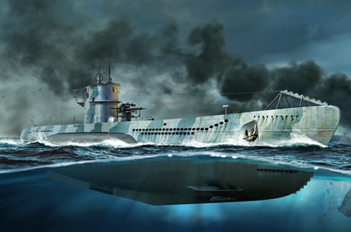 Trumpeter DKM Type VII-C U-Boat 1:144 Submarine 05912