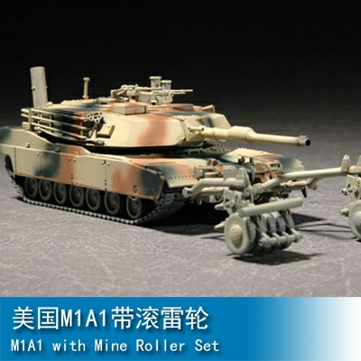 Trumpeter M1A1 with Mine Roller Set 1:72 Tank 07278