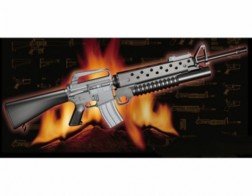 Trumpeter AR15/M16/M4 FAMILY-M16A2 /M203 1:3 01904