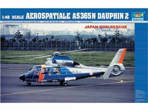 Trumpeter Helicopter- (JPN)As365n  Dauphin 2 1:48 Helicopter 02818