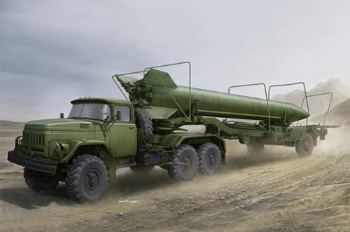 Trumpeter Soviet Zil-131V tow 2T3M1 Trailer with 8K14 Missile 1:35 Military Transporter 01081