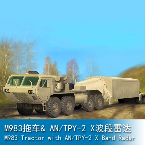 Trumpeter M983 Tractor with AN/TPY-2 X Band Radar 1:72 Military Transporter 07177