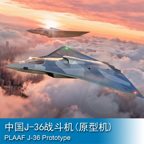 Trumpeter PLAAF J-36 Prototype 1:72 Fighter 01689